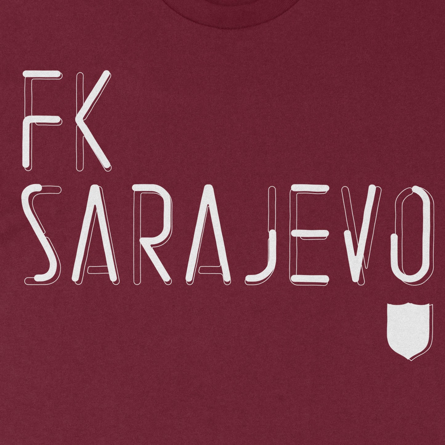 FK Sarajevo Line Logo Tee