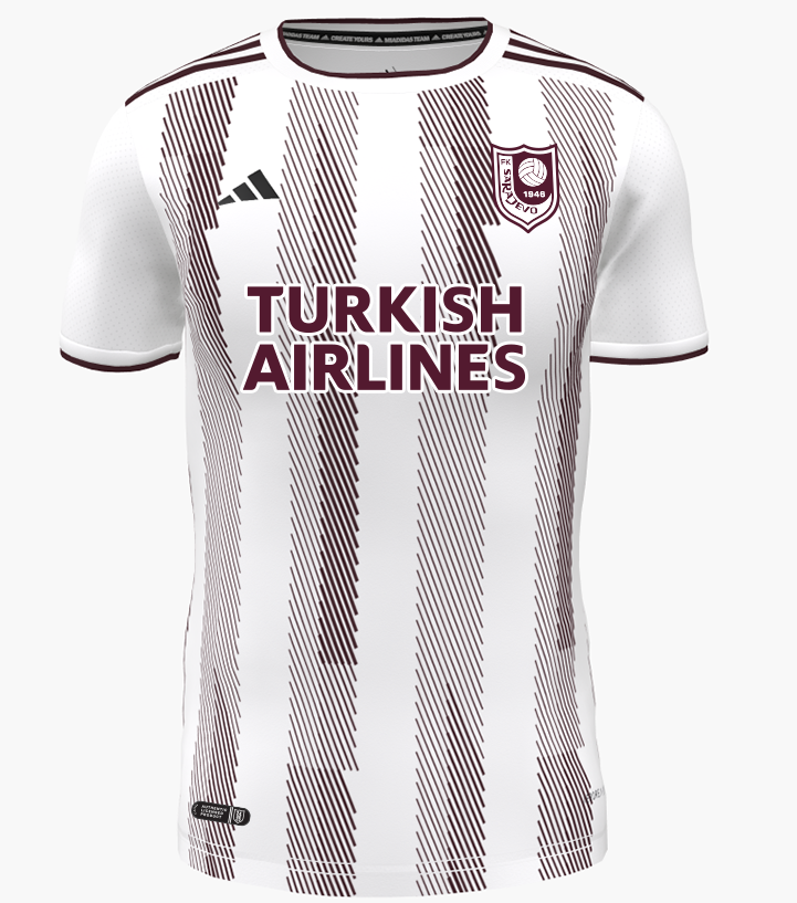 FK Sarajevo Official Away Kit 2025
