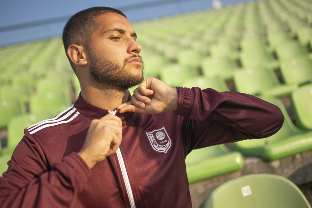 FK Sarajevo Official Bordo Track Jacket 2025