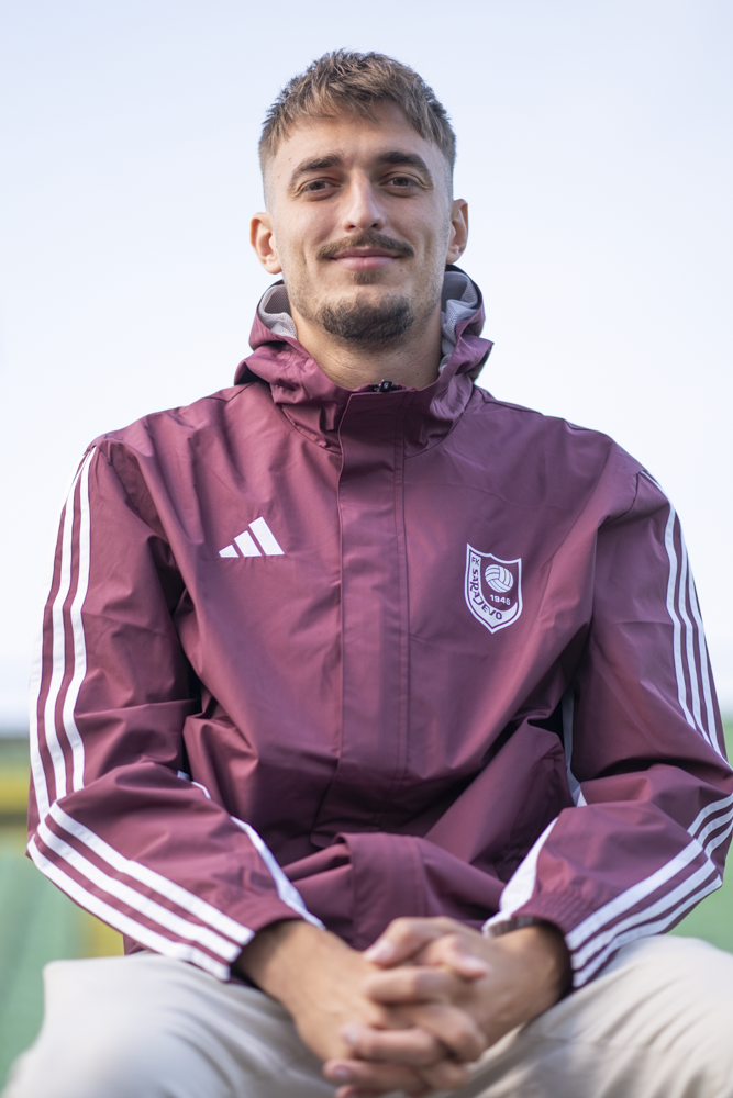 FK Sarajevo Official Premium Bordo Jacket 2025