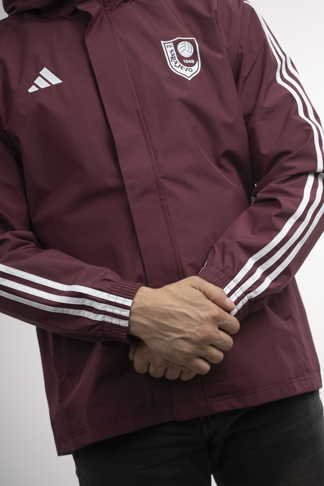 FK Sarajevo Official Premium Bordo Jacket 2025