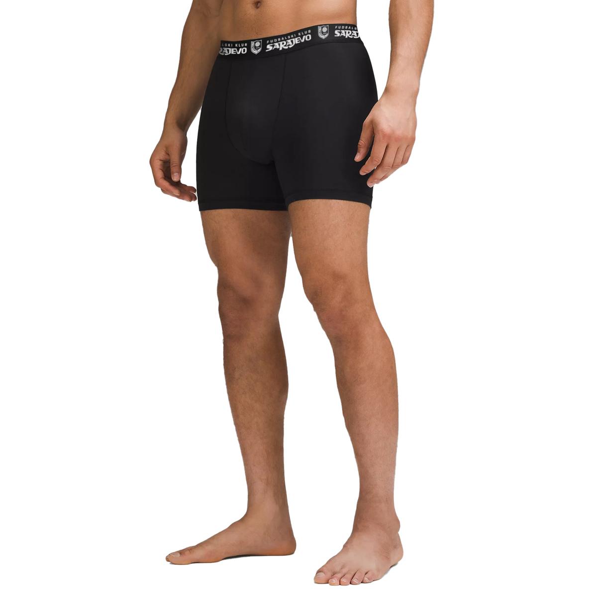 FK Sarajevo Men's Athletic Boxer Briefs, 3-Pack, Bordo/Black/White