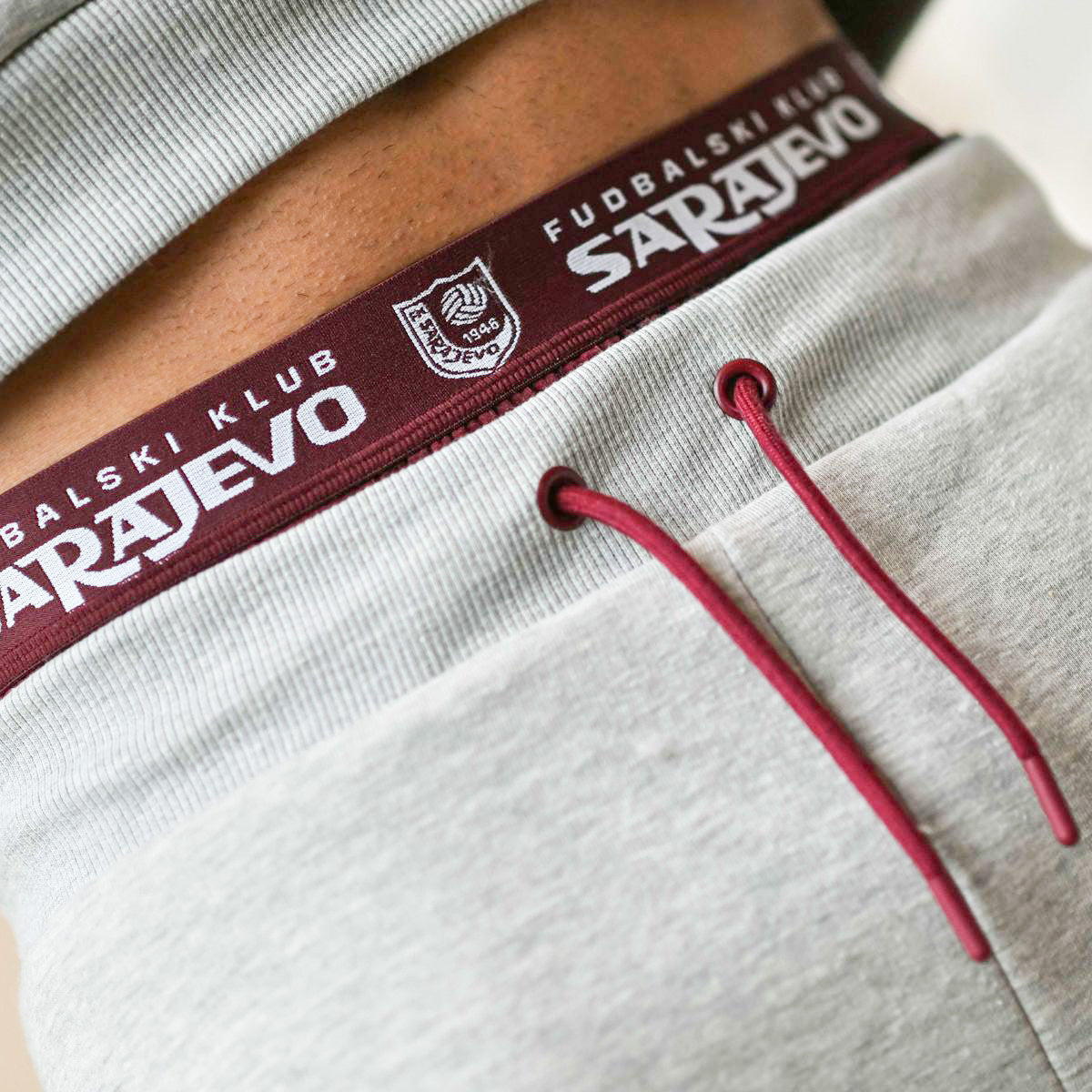 FK Sarajevo Men's Athletic Boxer Briefs, 3-Pack, Bordo/Black/White