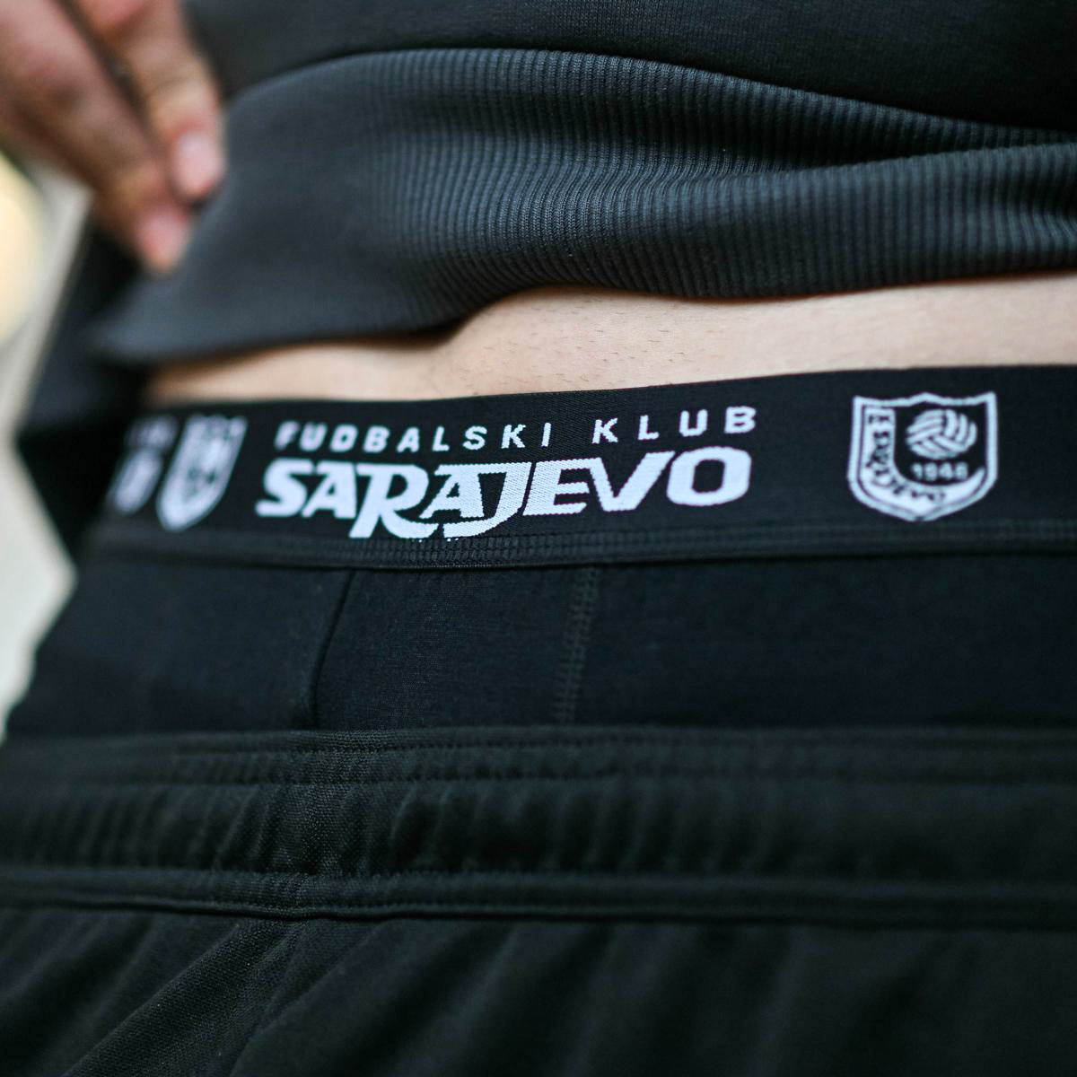 FK Sarajevo Men's Athletic Boxer Briefs, 3-Pack, Bordo/Black/White