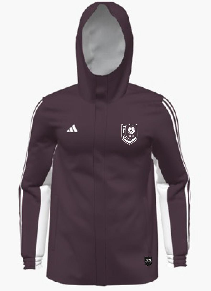 FK Sarajevo Official Premium Bordo Jacket 2025